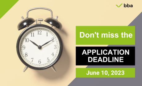 Bachelor of Business Administration application deadline on June 10, 2023