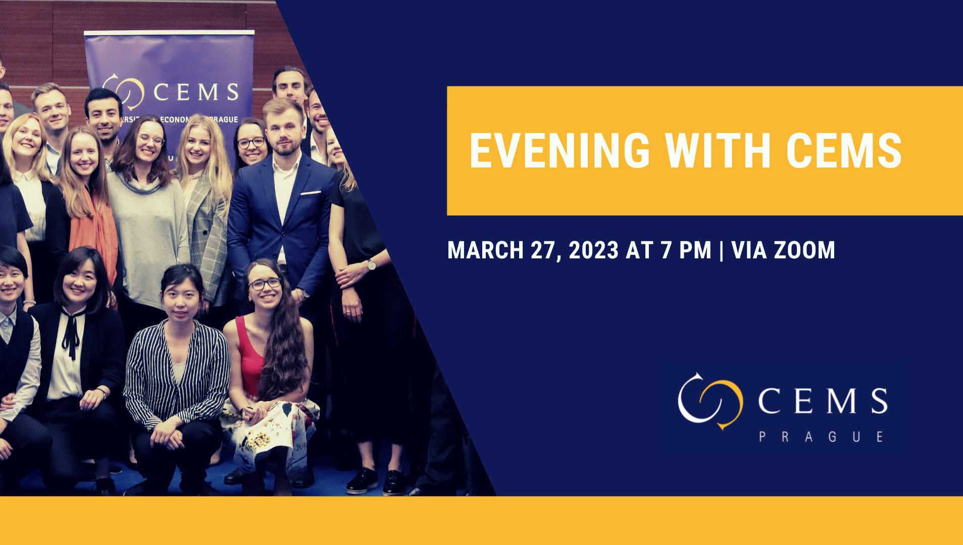 Interested in CEMS? Join Us for Evening with CEMS /March 27, 2023/