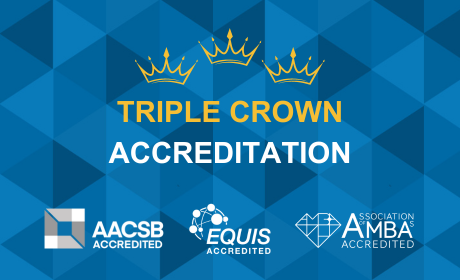 VSE Was Accredited by AACSB. The FBA Now Boasts the Prestigious Triple Crown Accreditation.