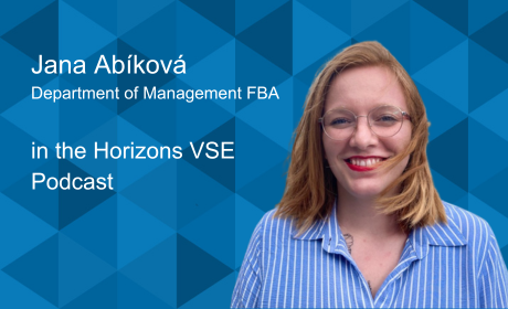 Jana Abíková in a New Episode of the Horizons VSE Podcast