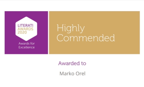 Marko Orel has been recently awarded the Literati Award
