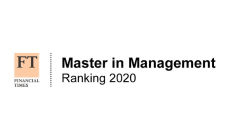 Faculty of Business Administration ranked 22nd in the Financial Times Master in Management Ranking 2020
