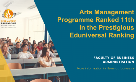 Arts management programme got 11th place in prestigious Eduniversal ranking