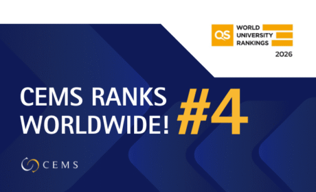CEMS Achieves Global Top 4 in QS 2026 Masters in Management Ranking