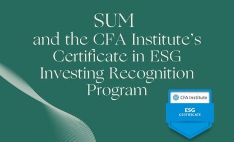 Master in Sustainability Management is a participant in the CFA Institute’s Certificate in ESG Investing Recognition Program