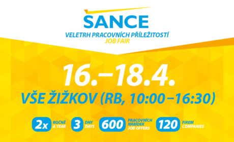We invite you to the traditional Job Fair ŠANCE /April 16-18, 2024/