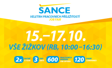 We invite you to the traditional Job Fair ŠANCE – October 15-17, 2024!