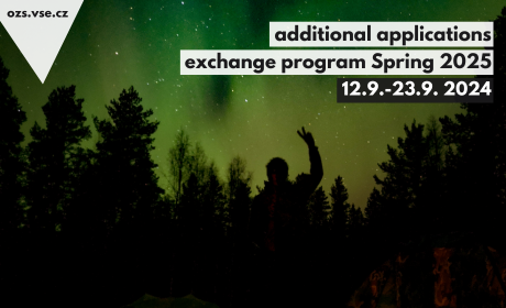 Additional Selection Procedure for Exchange Programme Abroad in Spring Semester 2025 /12.-23.9. 2024/