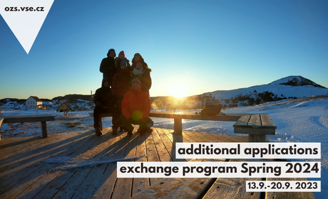 Additional Selection Procedure for Exchange Programme Abroad in Spring Semester 2024 /September 13-20, 2023/