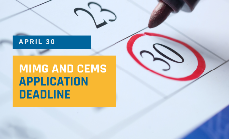 MIMG and CEMS (2nd Intake) Application Deadline on April 30, 2024