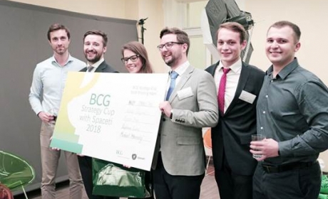 CEMS Students Succeeded in the BCG Strategy Cup with Spaceti